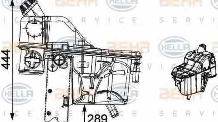 Vas expansiune lichid racire MERCEDES-BENZ ACTROS HELLA 8MA 376 705-091