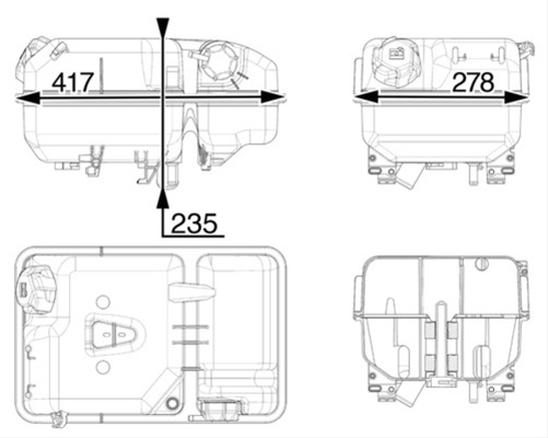 Vas Expansiune Mahle Behr Daf CRT 237 000P
