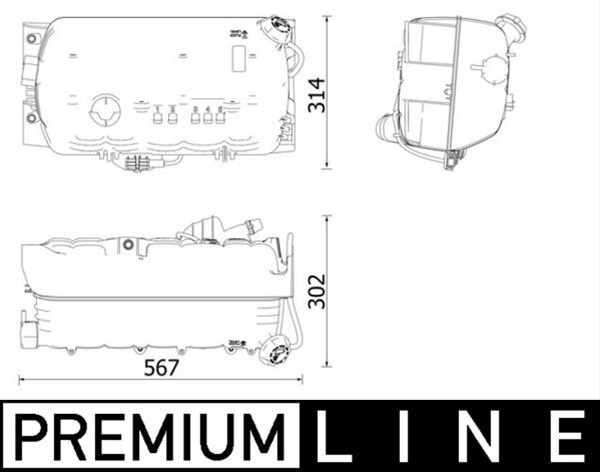 Vas Expansiune Mahle Behr Man CRT 97 000P