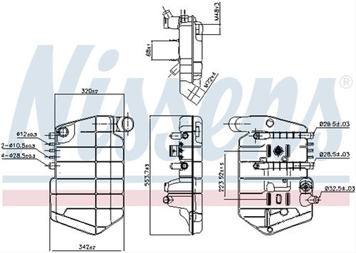 Vas Expansiune Nissens Daf 996032