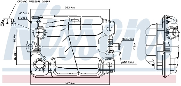 Vas Expansiune Nissens Iveco 996041