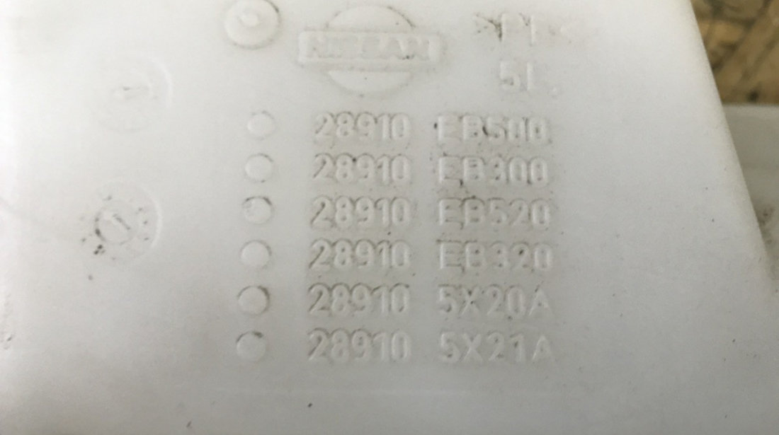 Vas lichid parbriz Nissan Navara D40 suv 2010 (28910EB500)