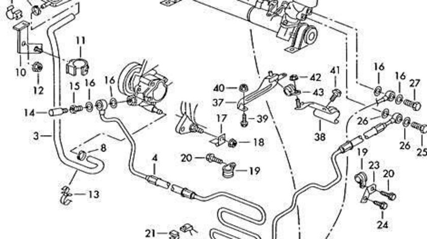 Vas lichid servodirectie Volkswagen Golf 4 break 1.9 TDI AXR 2005 OEM 1J0422371C