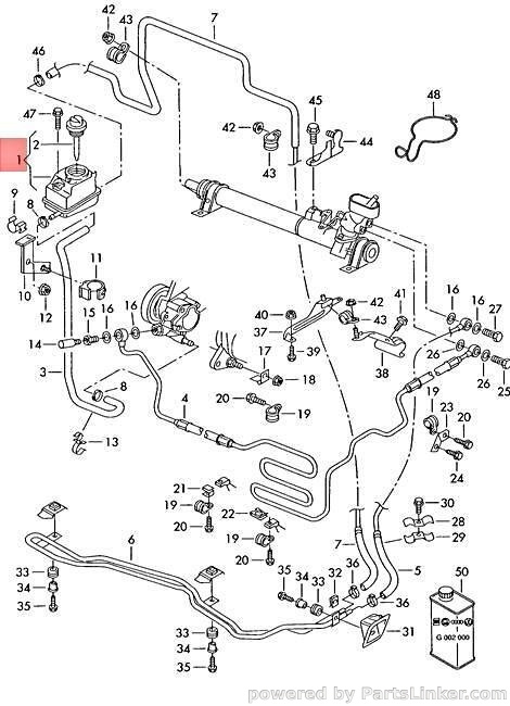 Vas lichid servodirectie VW Golf 4 2001 2002 1.6 16V AZD OEM 1J0422371C