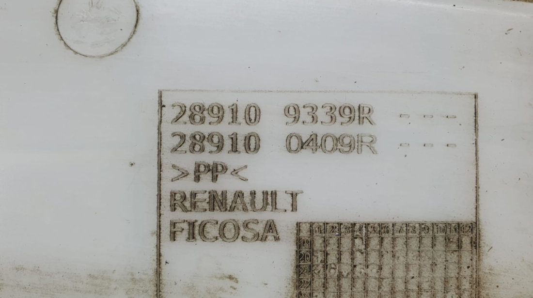 Vas stropgel lichid parbriz 289109339r Dacia Sandero 3 [2020 - 2022]