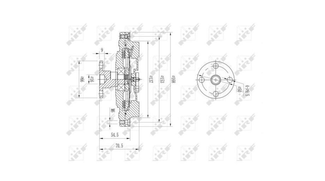 Vascocuplaj ventilator racire Audi AUDI A4 (8D2, B5) 1994-2001 #2 0325740