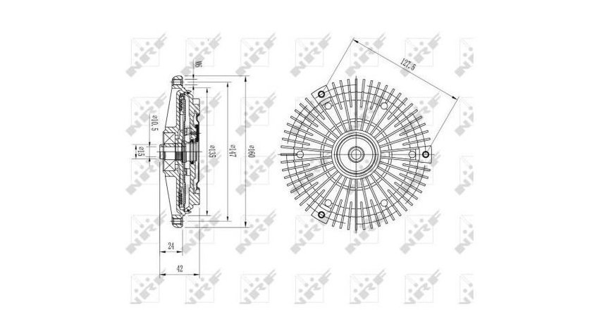 Vascocuplaj ventilator racire Ssang Yong Korando (1996-2006) [KJ] #2 0140200059