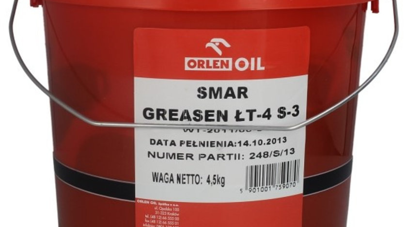 Vaselina Orlen Oil Greasen Lt-4 S3 4,5KG