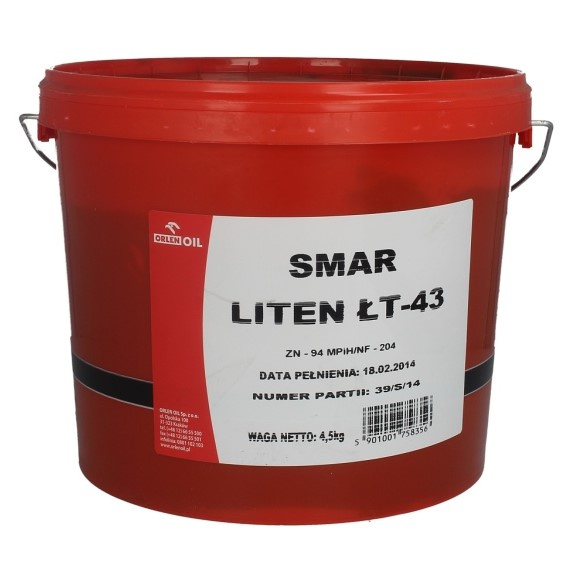 Vaselina Orlen Oil Liten Lt-43 4,5KG