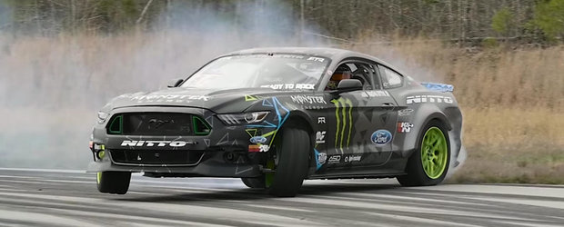 Vaughn Gittin Jr. ne introduce in lumea driftului la bordul noului sau Mustang de 900 cp