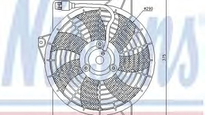 Ventilator,aer conditionat HYUNDAI MATRIX (FC) (2001 - 2010) NISSENS 85371 piesa NOUA