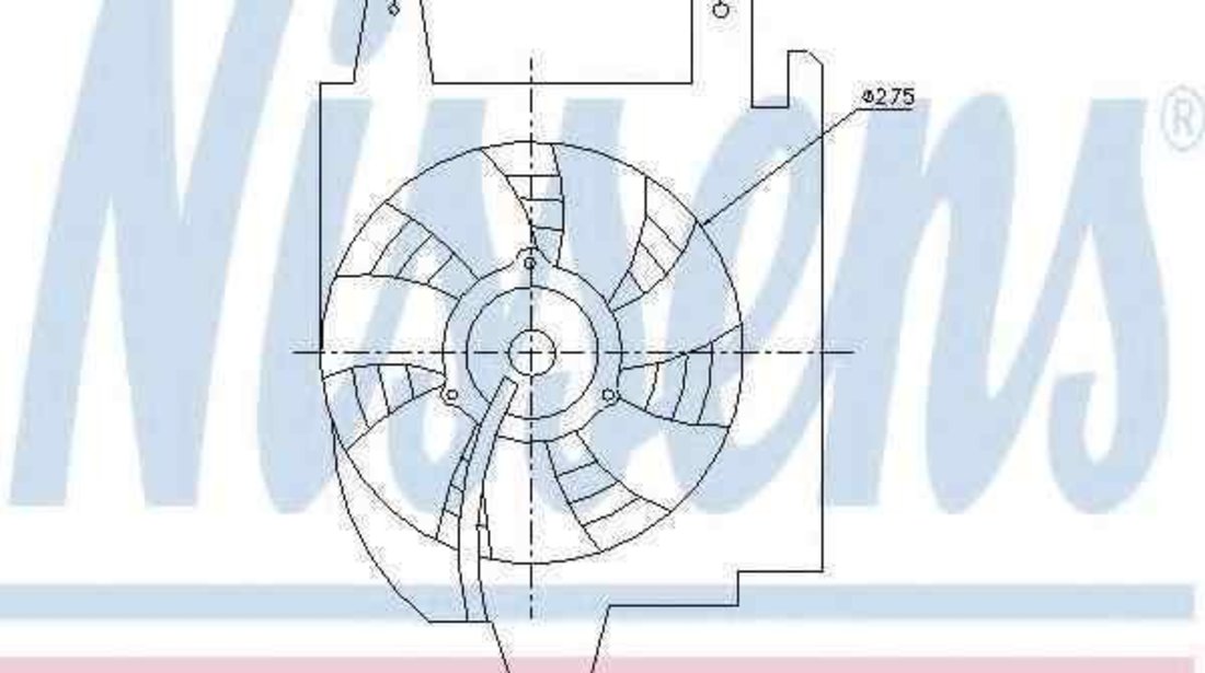 ventilator,aer conditionat KIA RIO limuzina (DC_) NISSENS 85273