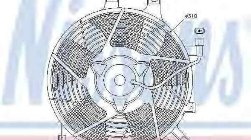 ventilator,aer conditionat MITSUBISHI PAJERO II (V3_W, V2_W, V4_W) NISSENS 85384