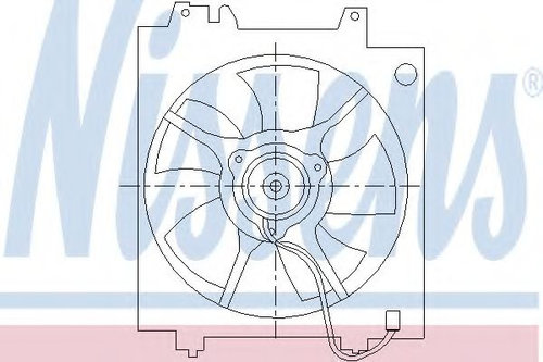 Ventilator,aer conditionat SUBARU LEGACY III (BE, BH) (1998 - 2003) NISSENS 85494 piesa NOUA