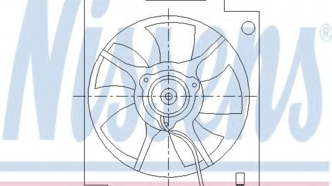 Ventilator,aer conditionat SUBARU LEGACY III Combi (BE, BH) (1998 - 2003) NISSENS 85494 piesa NOUA