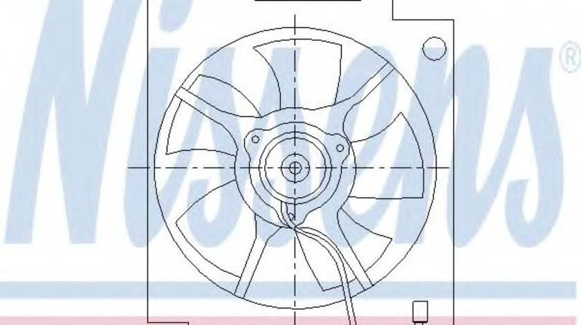 Ventilator,aer conditionat SUBARU LEGACY III Combi (BE, BH) (1998 - 2003) NISSENS 85494 piesa NOUA