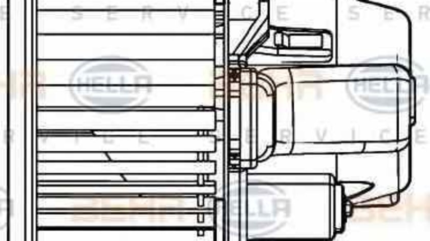 Ventilator aeroterma interior habitaclu FIAT STILO 192 HELLA 8EW 351 039-331