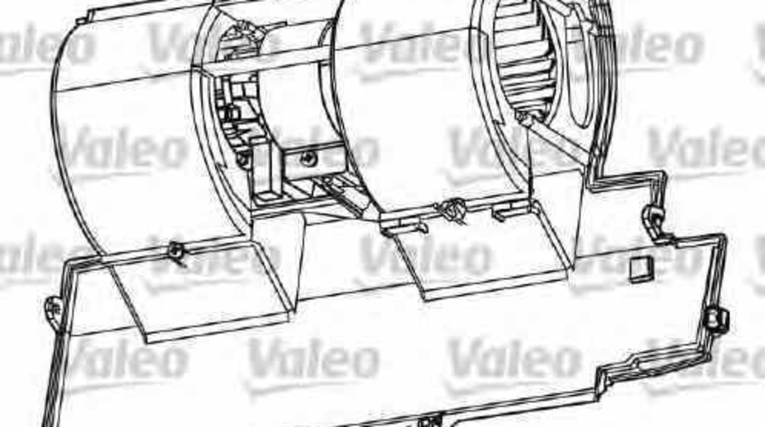 Ventilator aeroterma interior habitaclu IVECO EuroCargo VALEO 698511