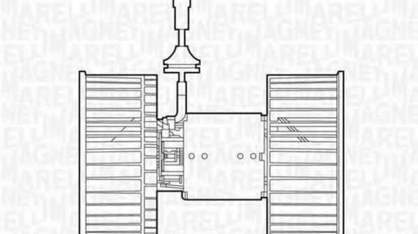 Ventilator aeroterma interior habitaclu IVECO Stralis MAGNETI MARELLI 069412534010