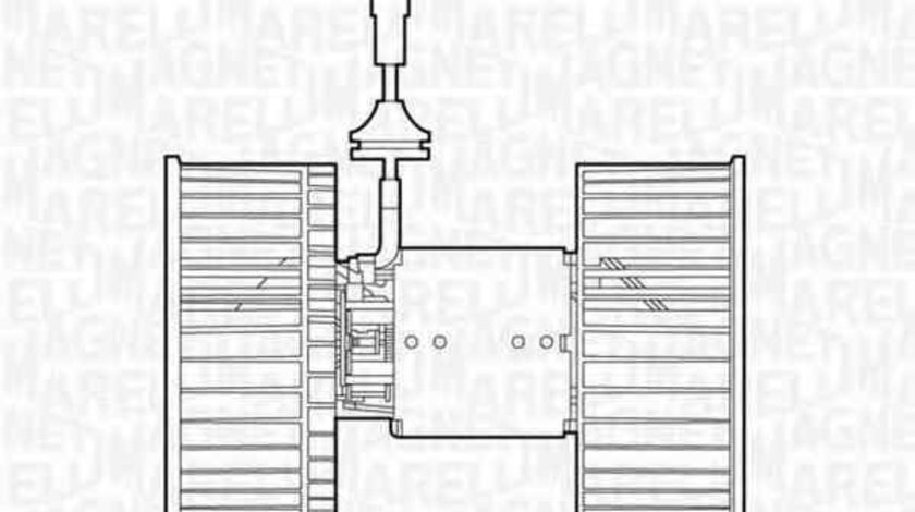 Ventilator aeroterma interior habitaclu IVECO Stralis MAGNETI MARELLI 069412535010