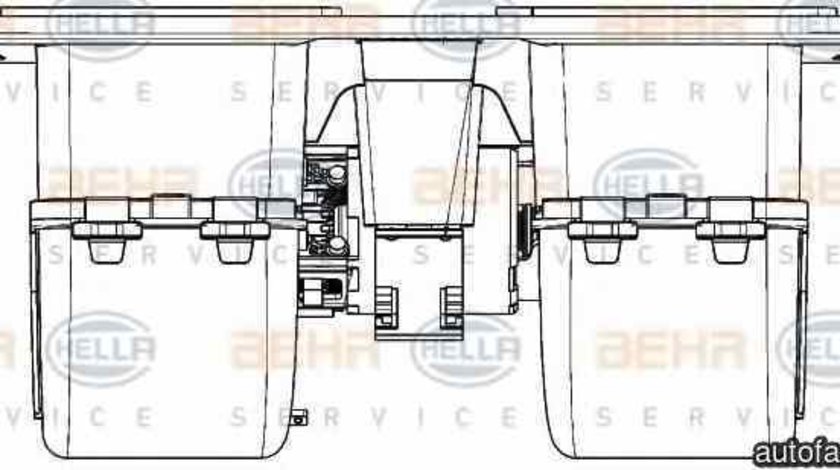 Ventilator aeroterma interior habitaclu RENAULT TRUCKS Kerax HELLA 8EW 351 044-631