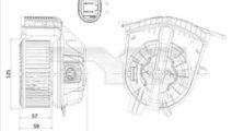 Ventilator aeroterma interior habitaclu RENAULT SC...