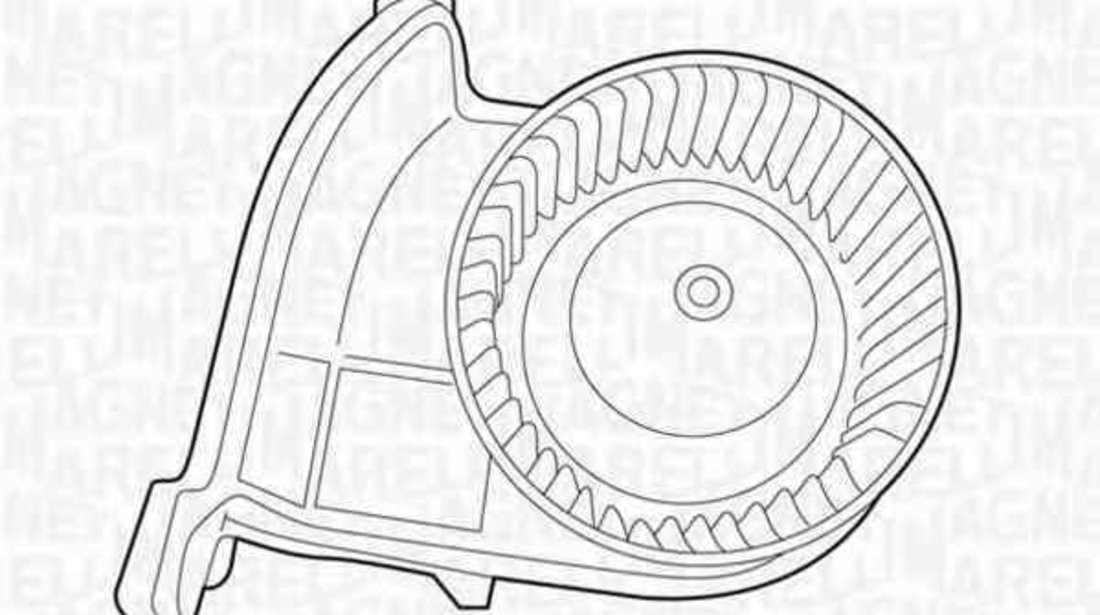 Ventilator aeroterma interior habitaclu RENAULT CLIO II BB0/1/2 CB0/1/2 MAGNETI MARELLI 069401326010