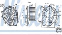 Ventilator aeroterma interior habitaclu VW PASSAT ...