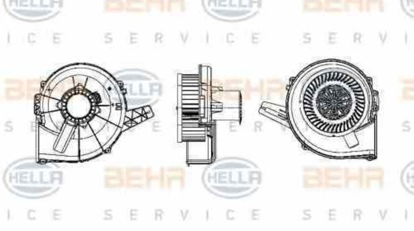 Ventilator aeroterma interior habitaclu VW POLO 6R 6C HELLA 8EW 009 157-111