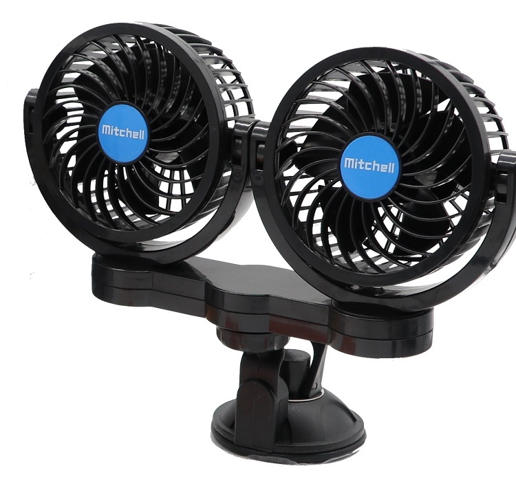 Ventilator Auto 2xturbo 4\' 24v, Cu Ventuză Amio CC61019