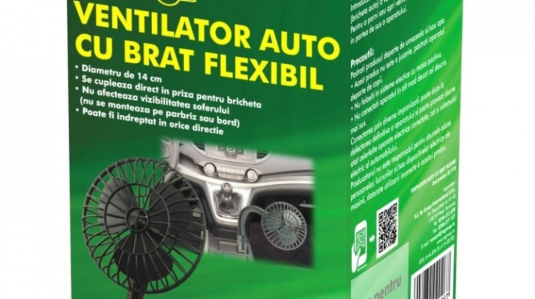 Ventilator Auto Cu Brat Flexibil 12V Ro Group EL1518