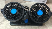 Ventilator auto, dublu 12V, oscilant