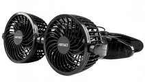 Ventilator Auto Dublu Cu Clema 2X4&quot; 24V Amio ...