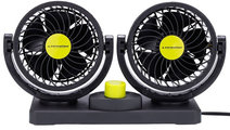 Ventilator Auto Rotativ 12V / 8W, Diametru 2X 10 C...