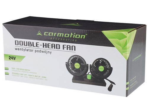 Ventilator Auto Rotativ 24V / 8W, Diametru 2X 10 Cm, Pe Platformă Carmotion 86342