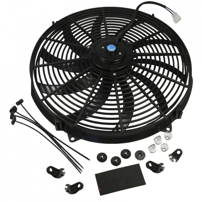 Ventilator Auto Universal Electric Pentru Radiator 16 Inch (41cm), 12V, 160W, Abs Si Otel, Silentios RAZ478