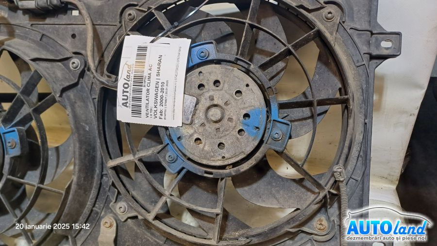 Ventilator Clima Ac 1.9 TDI Volkswagen SHARAN 2000-2010