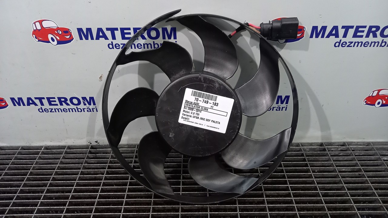 VENTILATOR CLIMA AUDI TT 2.0 TDI - (2006 2014)