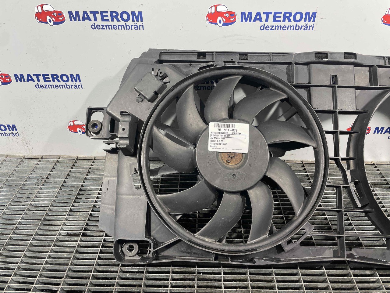 VENTILATOR CLIMA MERCEDES SPRINTER SPRINTER 2.2 CDI - (2006 2014)