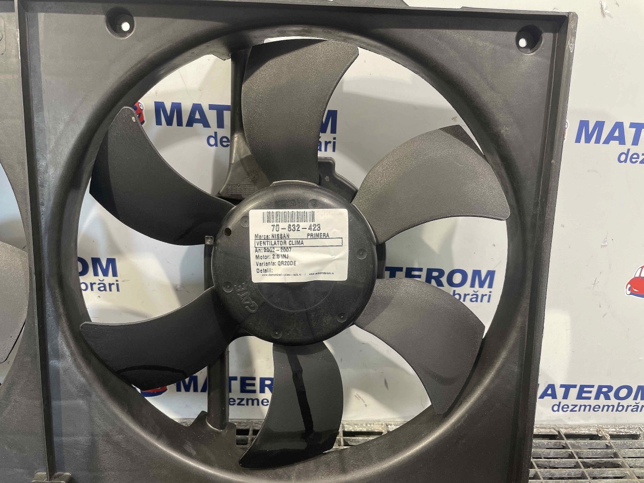 VENTILATOR CLIMA NISSAN PRIMERA PRIMERA 2.0 INJ - (2002 2007)