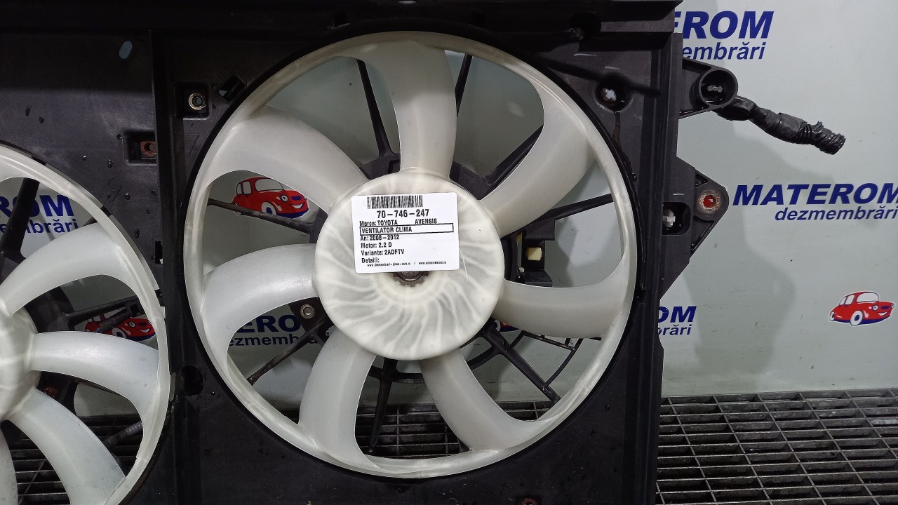 VENTILATOR CLIMA TOYOTA AVENSIS 2.2 D - (2008 2012)