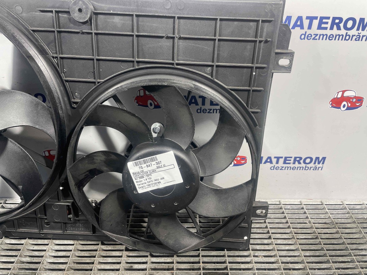 VENTILATOR CLIMA VW GOLF VI GOLF VI 1.6 TDI - (2008 2012)