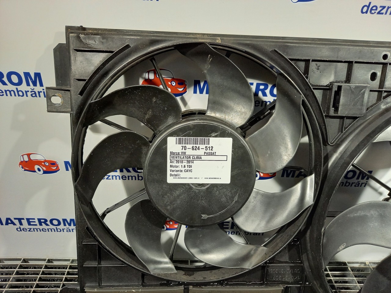VENTILATOR CLIMA VW PASSAT PASSAT 1.6 TDI - (2010 2014)