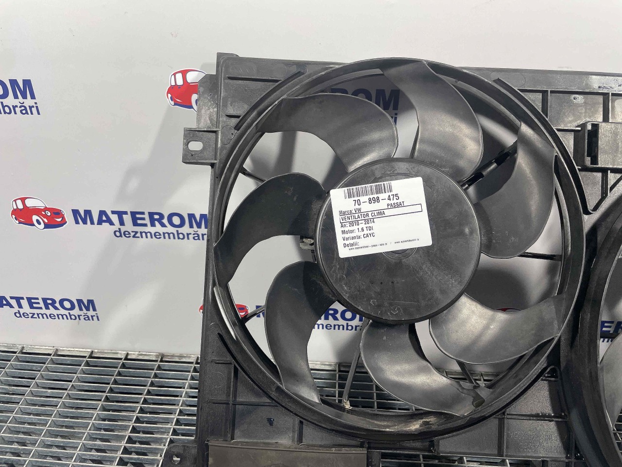 VENTILATOR CLIMA VW PASSAT PASSAT 1.6 TDI - (2010 2014)