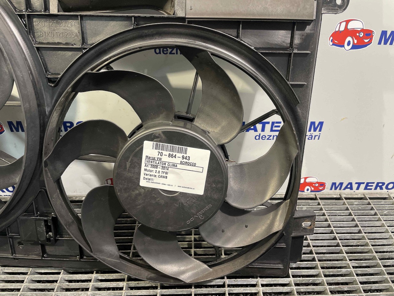VENTILATOR CLIMA VW SCIROCCO 2.0 TFSI - (2008 2014)