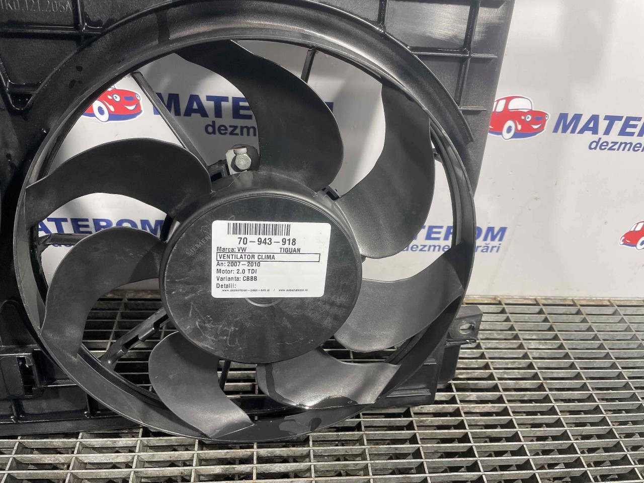 VENTILATOR CLIMA VW TIGUAN 2.0 TDI - (2007 2010)
