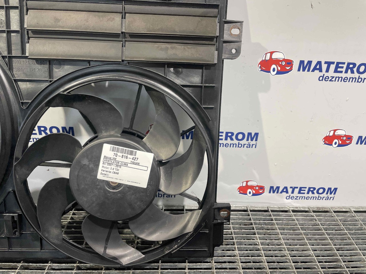 VENTILATOR CLIMA VW TIGUAN 2.0 TDI - (2007 2010)