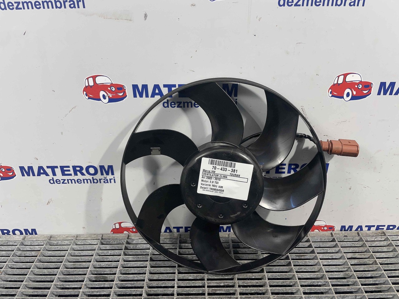 VENTILATOR CLIMA VW TOURAN 2.0 TDI - (20