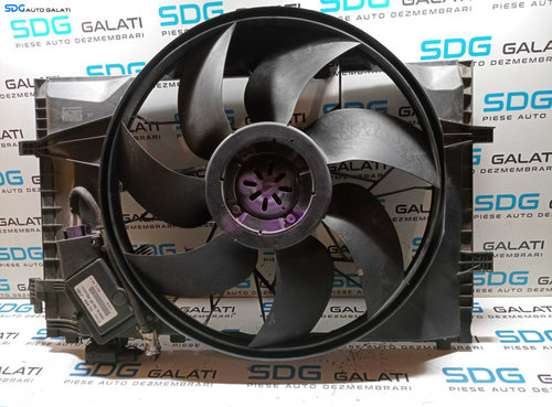 Ventilator Electroventilator Complet cu Modul Releu Calculator Mercedes W203 Clasa C Class C180 C200...