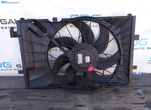 Ventilator Electroventilator Complet cu Releu Modul Mercedes Clasa C Class W203 Facelift 2.2 Diesel ...